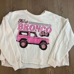 Broncos sweatshirt cropped
